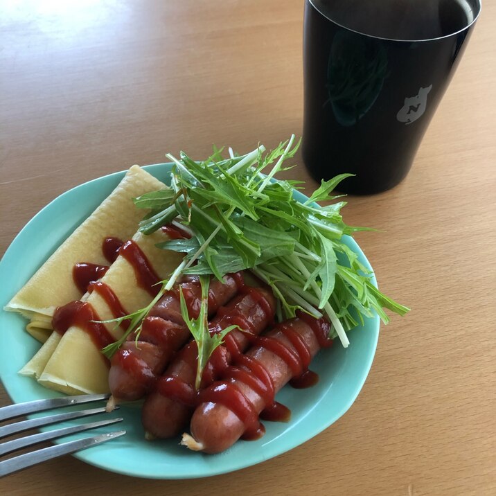 ご飯にもおやつにもなる簡単もっちもちクレープ